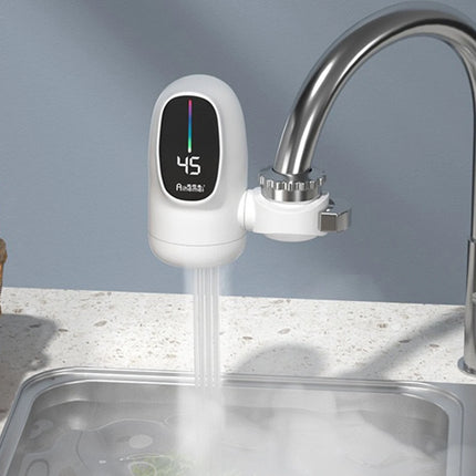 110V Rapid Heating Tap with Digital Display Tankless Electric Heater Faucet Instant Hot & Cold Water Heater for Kitchen Bathroom
