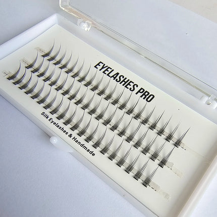 MU001 DIY Hand Made Eyelash Extension Segmented Flase Lashes Dramatic Lash Bundles Soft Ribbon Strip Eyelashes Makeup Lashes NEW