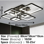 Black 6 head / Dimmable with remote
