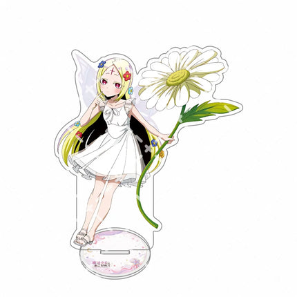 Gushing Over Magical Girls Locomuji White Dress Daisy Acrylic Standkeying, Elf Wings Anime Desk Ornament, Collectible FigureGift