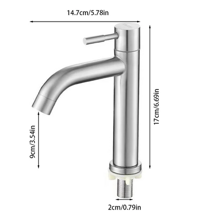 G1/2 'cold basin faucet stainless steel bathroom sink faucet deck installation basin sink faucet