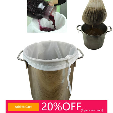 5 PC 100% Cotton Cloth Bag Spice Strainer Mesh Filter Herbal Ball Kitchen Cooking Tools Colander Bag