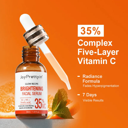 Vitamin C Face Serum Whitening Dark Spot Removal Hyaluronic Acid Facial Essence Skin Care Products 30ML