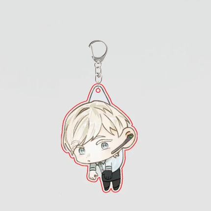 RE9 RE Game Leon Claire Acrylic Keychain Zombie Survival Horror Game Fans Gift Backpack Pendant Anime Cosplay Accessories
