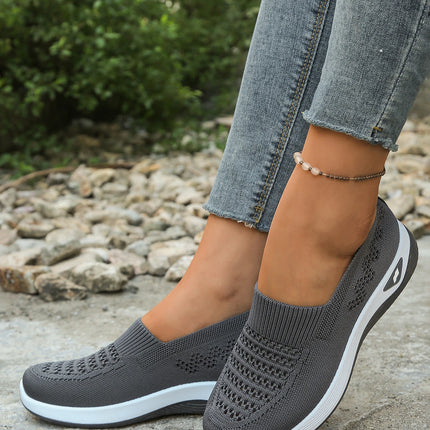Fashionable casual single shoes, breathable and comfortable women's shoes, sports vulcanized shoes, anti-slip flat shoes