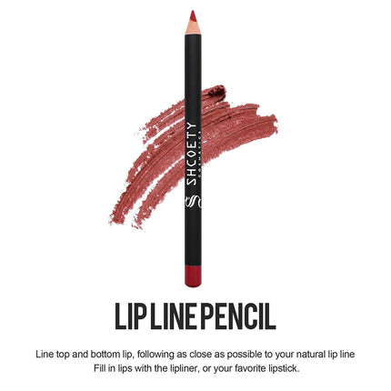 Matte Lip Liner Easy To Color And Not Easy To Fade Natural Plump And Good Looking Mouth Shape Lipstick Lip Pencil Cosmetics