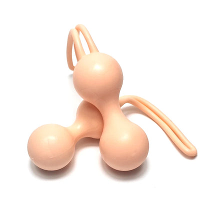 Cheap medical silicone Kegel ball sports tightener ball safety Benwa women's vaginal massager solid ball iron free