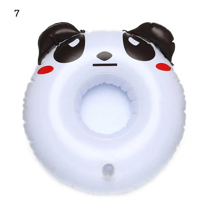 Inflatable Drink Holder Cup Coasters Swimming Pool Drink Float Bar Coasters Party Decoration Kids Float Toys For Beverage Bottle