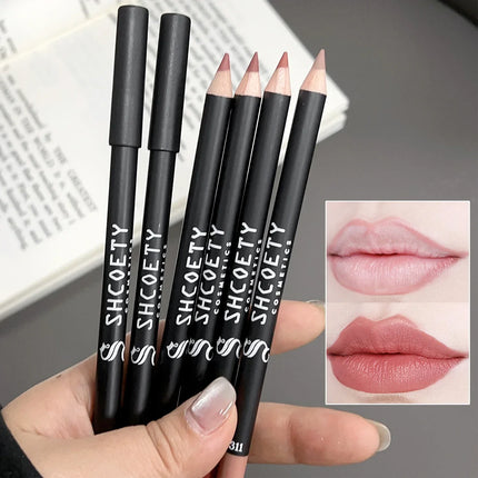 12Pcs/set Matte Lip Liner Pen Colorful Lasting Lip Liner Contour Tint Lipstick Tattoo Non-stick Cup Moisturizing Makeup Cosmetic