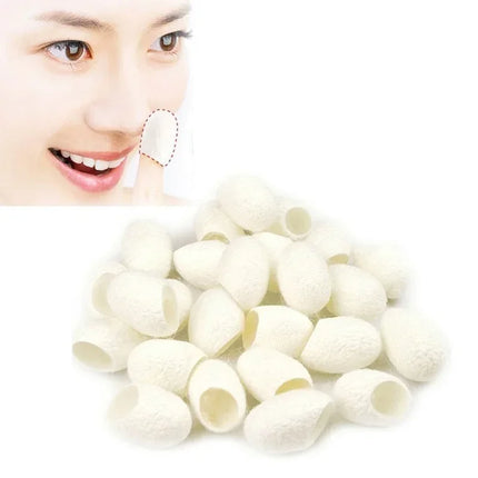 10Pcs Organic Natural Silk Cocoons Silkworm Balls Face Skin Care Scrub Purifying Acne Anti Aging Whitening Hot Sale