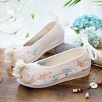 41 / Chaussures blanches à perles
