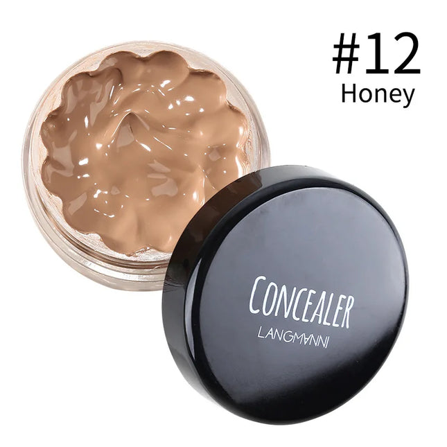 Face Creamy Concealer Foundation Palette Liquid Full Cover Dark Circles Acne Contour Cream Waterproof Makeup