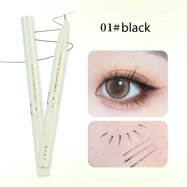 18° Curved Tip Waterproof Eyebrow Pencil – Ultra-Precise Hair-Like Strokes Smudge-Proof & All-Day Wear for Natural Defined Brows