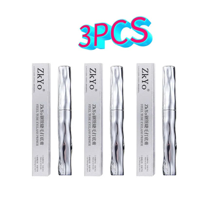 Waterproof Mascara Primer Steel Tube Lashes Mascara Primer Curling Sweatproof Non-Clumping Eyelash Extensions With Spiral Brush