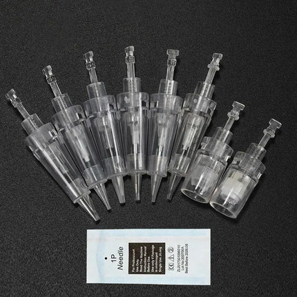 10pcs Tattoo Needle Permanent Makeup Machine Universal Needles Microblading Cartridge Needle For Eyebrow Eyeliner Lip Tattoo pen
