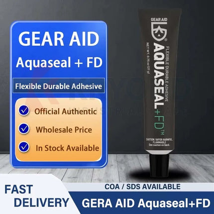 Aquaseal FD NEO UV Waterproof Repair Sealant Flexible Durable Formula for Waders Wetsuits Drysuits Fabric Gear Restoration ProUx