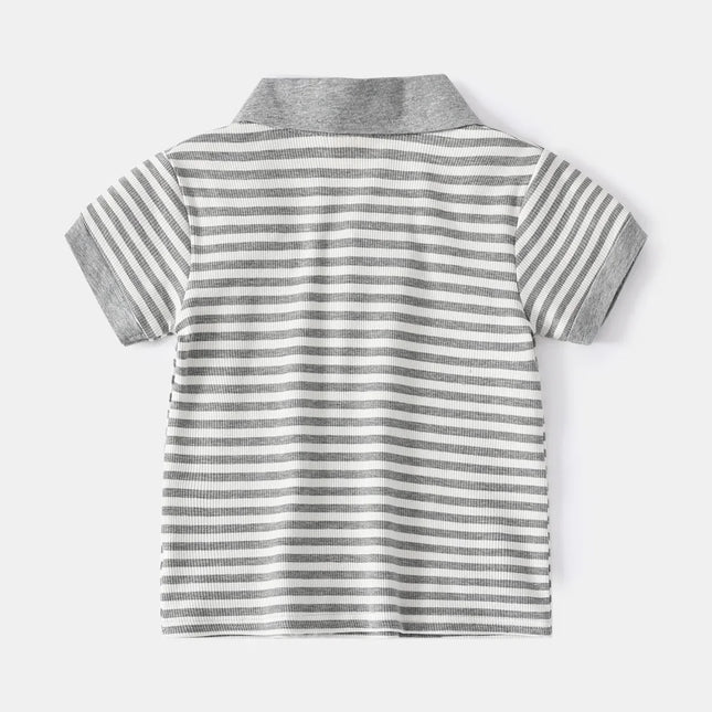 Toddler Boys Polo Shirts Kids Summer Clothes Baby Boys Girls Shirts Short Sleeve Cotton Shirt for Boy Collar Tops Tees 2-9 Years