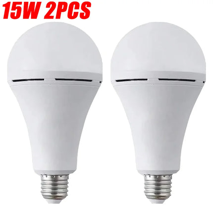 LED Emergency Light Bulb Super Bright Energy-saving E27 Screw Light Bulb Power Outage Automatic Lighting Charging Light Bulb
