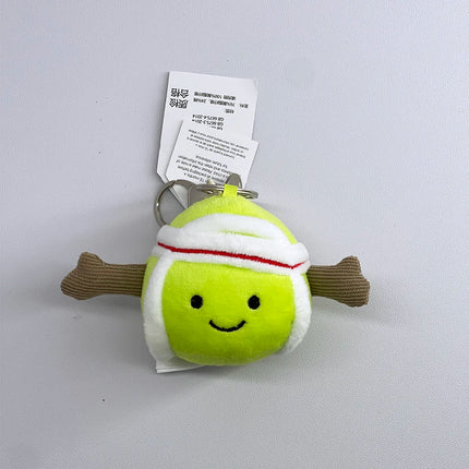 @JC Golf Ball Plush Keychain, Grape Keychain, Jellyfish Plush toy, Hippopotamus, And Plush Elephant JC Bag Keychain