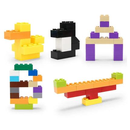 Creative 125g/250g DIY Colorful Building Blocks Bulk Set Classic Assembly Educational Small Pellet Bricks Toys For Kids Gifts