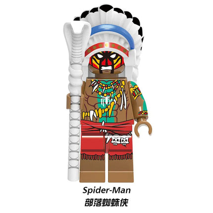 New 5cm Marvel Spider-Man Venom Building Block Figures Assembleable Figure Desktop Ornament Decorations Best Gifts for Childrens