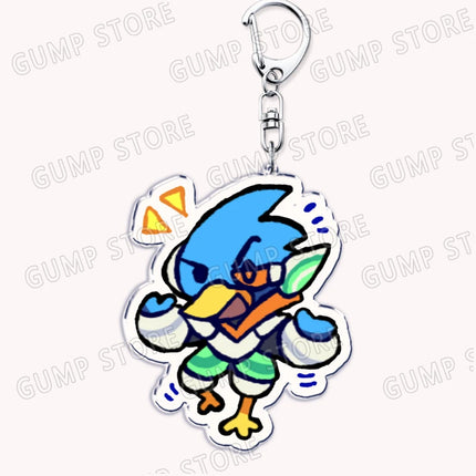 Cute Game Deltarune Keychains for Accessories Ralsei Kris Susie Spamton Undertale Angel Jewelry Keyrings Fans Gaming Gamer Gifts