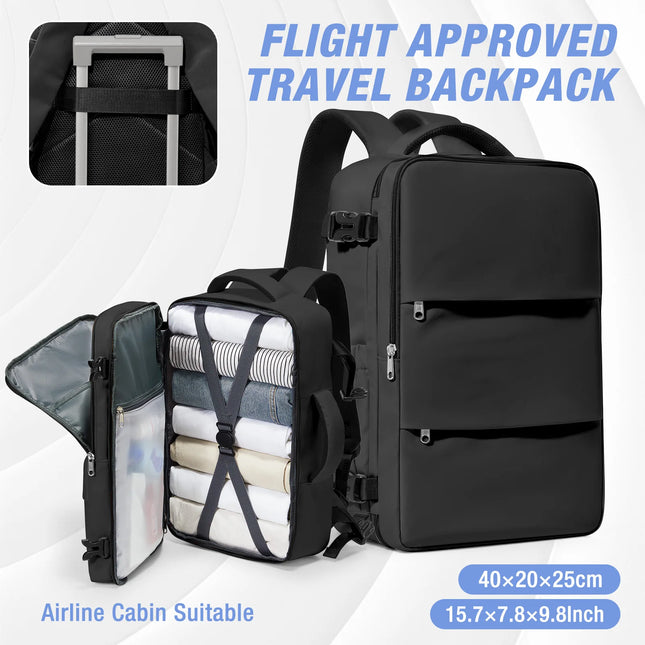 Ryanair 40x30x20 Travel Backpack Cabin Airplane Easyjet 45x36x20 Suitcases Waterproof Backpack Laptop Packbag Cabin Luggage Bag