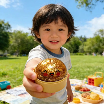 Glitter Dumpling Squishes Stress Balls 2026 Viral Fidget Toy Colorful Simulation Steamed Bun Decompression Toy for Anxiety