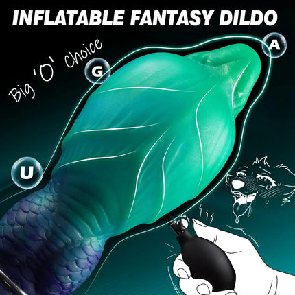 Monster Inflatable dildo Fantasy Fetish Dildos Suction Cup Penis Pump penetration anal Vaginal But pluk Big Dick Adult Sex Toys