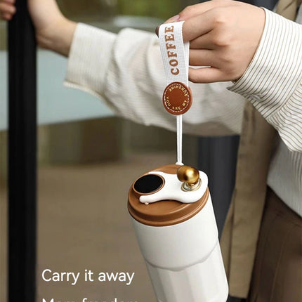 450ML Stainless Steel Thermo Water Bottle LED Temperature Display Coffee Cup Keep Cold and Heat Thermal Mug Travel Vacuum Flask