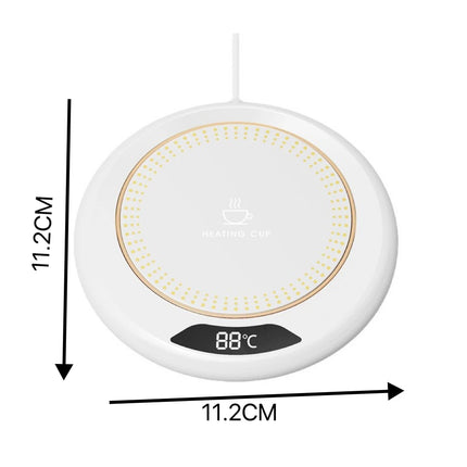 1pc Intelligent Constant Temperature Heating Coaster Heater,with 3 Temperature Adjustments,anti Slip,to Meet Different Cup Style