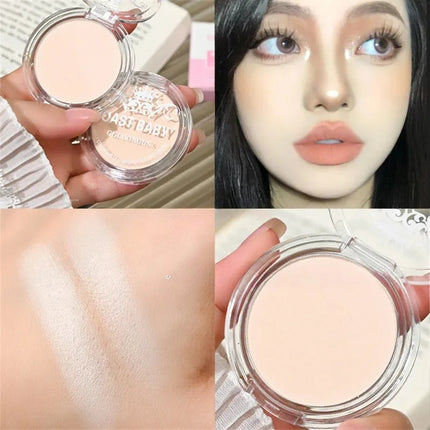 Single Matte Highlighter Palette White Beige Face Nose Brighten Contour Makeup Tea Brown Eye Shadow Lying Silkworm Rouge Powder