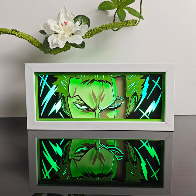 3D Anime Motion Night Light Anime Laser Lamp Box LED Light for Bedroom Desk Decor Manga Birthday Gift Table Lamps Lightbox