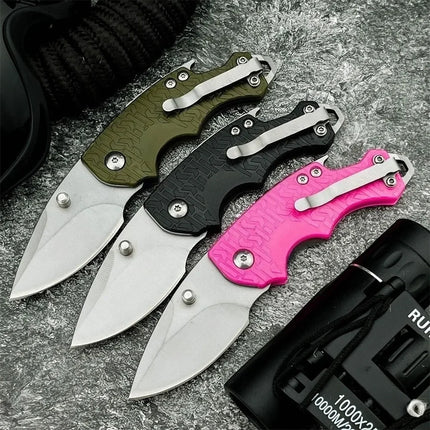 High-Quality KS 3800 Shuffle Mini Folding Knife 8Cr13Mov Blade Nylon Fiberglass Handle Outdoor Camping Hunting Hiking Tool