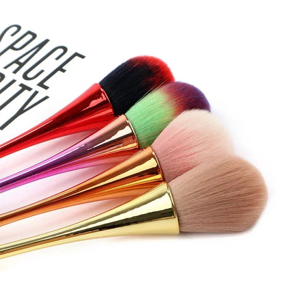 Rose Gold Powder Blush Brush Professional Make Up Brush Large Cosmetic Face Cont Cosmetic Face Cont brocha colorete Make Up Tool