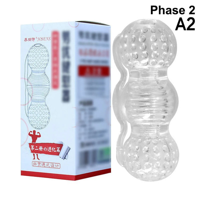 1Pc Silicone Penis Trainer Vagina Masturbation Products Man Sex Toys Men Endurance Exercise Stretcher Adult Sex Toys