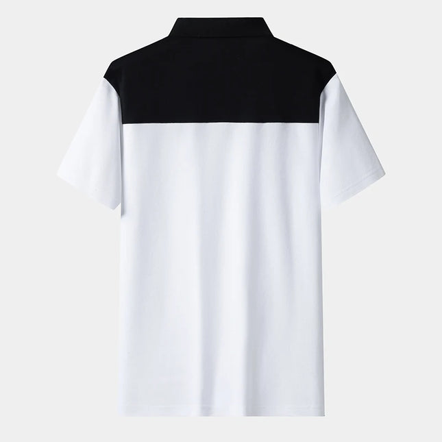 New High-quality Big Kids Outdoor Sports Neutral Ice Silk Short Sleeved Polo Shirt For Men Fashionable and Trendy Casual T-shirt