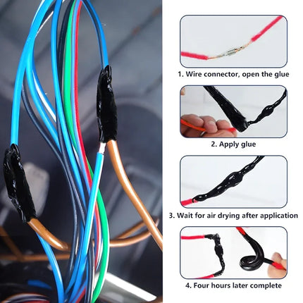 15-300ml Liquid Electrical Tape Insulation Paste Sealant Wire Cable Coat Fix Line Glue Liquid Insulation Paste Sealant