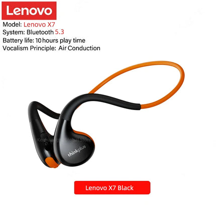 Lenovo X3 Pro Bone Conduction Earphones Bluetooth 5.3 Hifi Ear-hook Wireless Headset With Mic Waterproof Earbud X4 X7 headphones