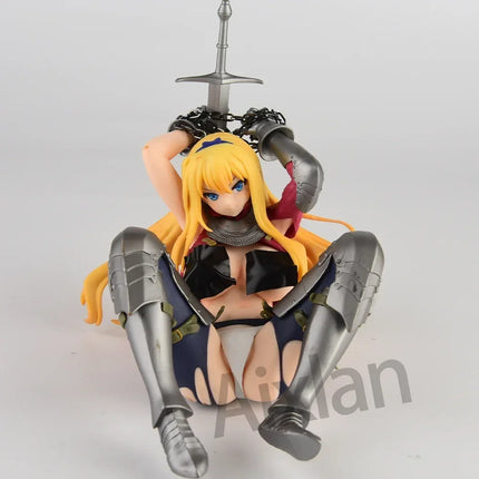 16CM Japanese Anime Valerie Female Knight Bunny Sexy Girl PVC Action Figure Collectible Model Toys Kid Gift