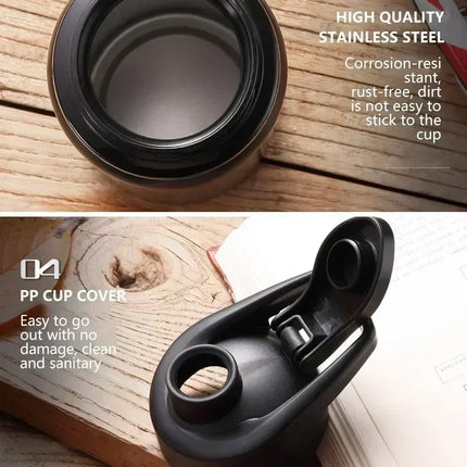 15PCS Portable Stainless Steel Bicycle Water Bottle Straight Drinking Outdoors Sports Travel Kettle Metal Water Bottle