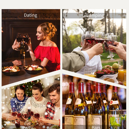 Electric Wine Bottle Opener Automatic Red Wine Corkscrew Rechargeable Wine Opener with Charging Base Tools Kitchen Accessories