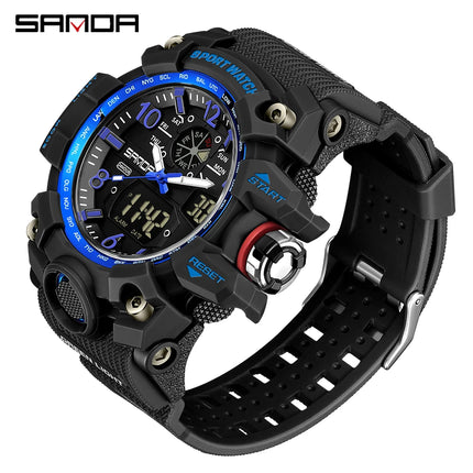 SANDA Brand G- Style Military Watch Men Digital Shock Sports Watches For Man Waterproof Electronic Wristwatch Mens Relogios 3169