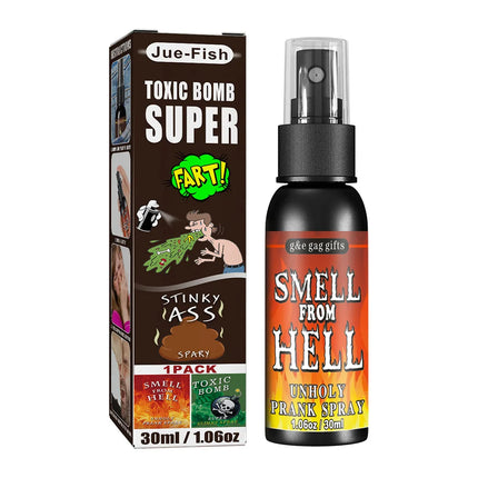 1Pc 30ML Liquid Fart Spray Can Stink Bomb Ass-Smelly Stinky Gas Crap Gag Prank Novelties Toy Joke Stink Bomb Party Supplies
