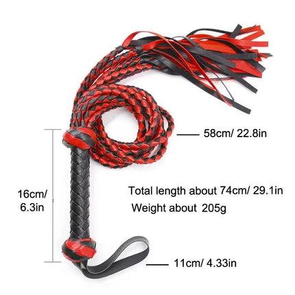 78CM Leather Sex Spanking Whip Bdsm Bondage Gay Fetish Horse Tassel Tails Lash Adult Flogger Flirt Erotic Toys for Couples Women