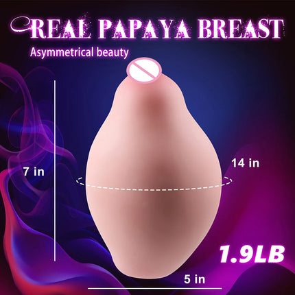 Artificial Vagina Male Masturbation Cup Realistic Papaya-shaped breasts Soft Touch Pockt Pussy Masturbator Sex Toys for Men