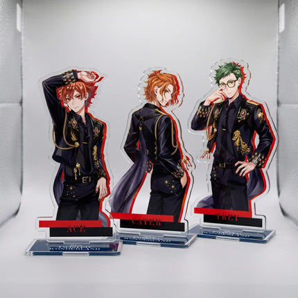 Anime Twisted Wonderland Acrylic Stand Keychain 10-15cm Game Malleus Riddle Azul Idia Vil Leona Desk Decor Collectible Fans Gift