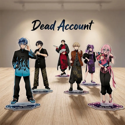 Anime Dead Account 15CM Acrylic Stand keychain Anime Stand Chinese Style Dress Shion Shinoyama Ako Shirasu Desk decor