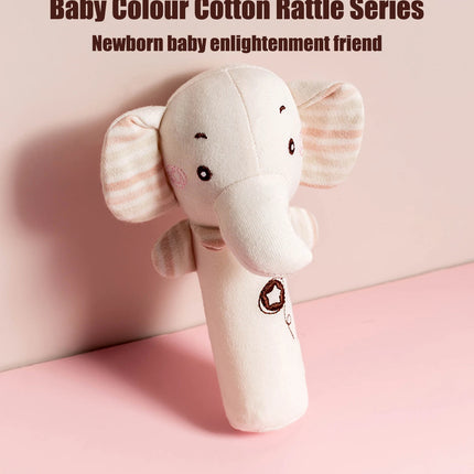 1PCS 0-6 months Baby Hand Shaker Newborn Comfort Toy Baby 0-1 Year Old Toy Baby Stick and Round Rattle