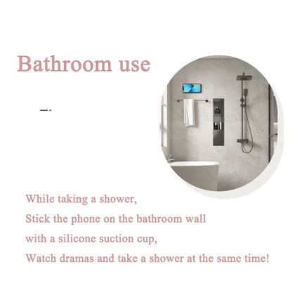 Silicone Suction Cup Grip Stand for Mobile Phone Selfie and Video Suction Cup Non-slip Hands-free Design Wall Mount Bracket